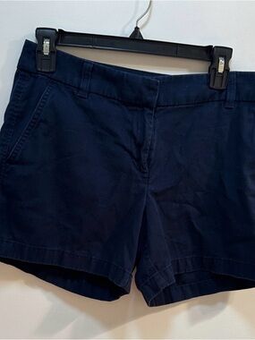 J.Crew Women's Navy Cotton Blend Shorts